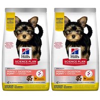 Hill's Science Plan Perfect Digestion Puppy Small & Mini mit Huhn und Reis 2x6 kg