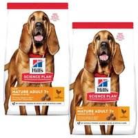 Hill's Science Plan Mature Adult 7+ Senior Light mit Huhn 2x14 kg