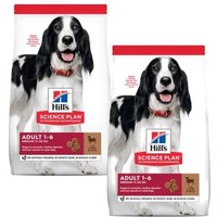 Hill's Science Plan Medium Adult 1-6 Lamm und Reis 2x14 kg