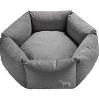 Hunter Orthopädisches Hundesofa Merida 6-eckig anthrazit 70 cm, 25 cm, 70 cm