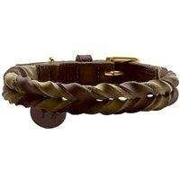 Hunter Halsband Solid Education Duo dunkelbraun 55 cm