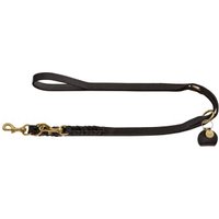 Hunter Verstellbare Führleine Sansibar Solid schwarz L-XL