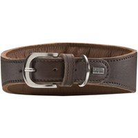 Hunter Windhundhalsband Super Soft dunkelbraun 37 cm