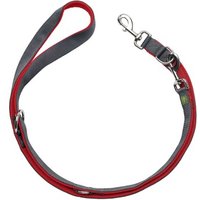 Hunter Verstellbare Führleine Maldon rot/ grau 1,5 cm