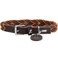 Hunter Halsband Solid Education Cord dunkelbraun 40 cm