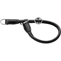 Hunter Dressurhalsung Round & Soft Canadian Up schwarz 60 cm