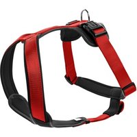 Hunter Geschirr Neopren rot/ schwarz L