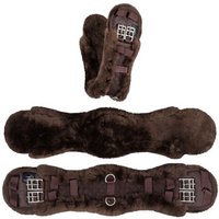 Equinate Kurzgurt Luke anatomisch Lammfell braun 60 cm