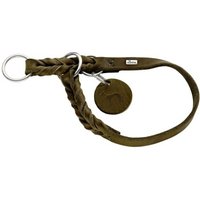 Hunter Dressurhalsung Solid Education oliv 30 cm