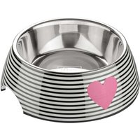 Hunter Melamin-Napf Biri schwarz/ weiß XS