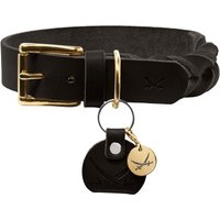 Hunter Halsband Sansibar Solid schwarz 50 cm