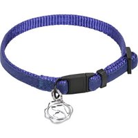 MORE Katzenhalsband Royal Baumwolle blau