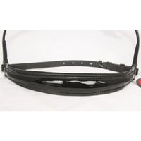 Hans Melzer Horse Equipment Hans Melzer Reithalfter hannoversch LACK schwarz/silber schwarz unterlegt Pony