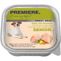 PREMIERE Finest Meat Nassfutter Hund Senior, Huhn und Gemüse 40x150 g