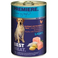 PREMIERE Best Meat Light Geflügel und Reis 12x400 g