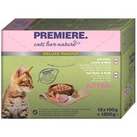 PREMIERE cats love nature Deluxe Ragout Kitten Mix 12x100g