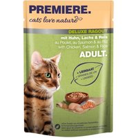 PREMIERE cats love nature Deluxe Ragout mit Huhn, Lachs und Reis 24x100 g