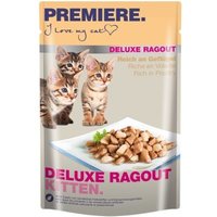 PREMIERE Deluxe Ragout Kitten Reich an Geflügel 44x85 g