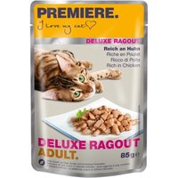 PREMIERE Deluxe Ragout Adult Reich an Huhn 44x85 g