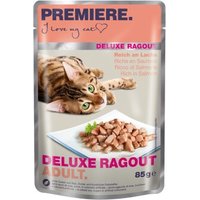 PREMIERE Deluxe Ragout Adult Reich an Lachs 44x85 g