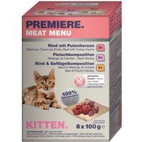 PREMIERE Meat Menu Mixpaket Kitten 6x100g