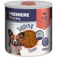 PREMIERE Topping Powder 6x80 g Rinderleber mit Kürbis