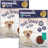 PREMIERE Set mit Enten- und Hühnerbruststreifen 8x250g