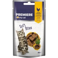 PREMIERE Soft Bites Huhn und Katzengras 3x40 g