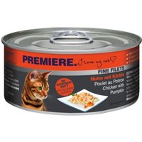 PREMIERE Fine Filets Naturell Huhn mit Kürbis 48x80 g