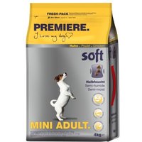 PREMIERE Trockenfutter Hund Soft Adult Mini Rind Geflügel 4 kg