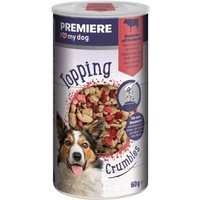 PREMIERE Topping Crumble 6x60 g Rinderleber mit Cranberries