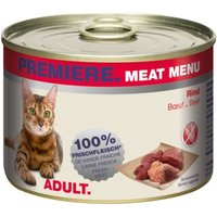 PREMIERE Meat Menu Adult Rind 12x200 g