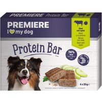 PREMIERE Proteinriegel 4x25 g Rind mit Apfel