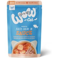 WOW Nassfutter Katze, Adult, in Sauce 8x85 g Lachs
