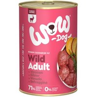 WOW Nassfutter Hund, Adult 6x400 g Wild mit Seealge