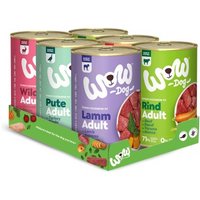 WOW Nassfutter Hund, Adult, Multipack 6x400 g
