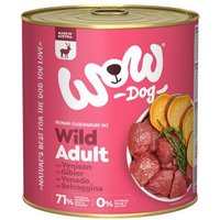 WOW Nassfutter Hund, Adult 6x800 g Wild mit Seealge