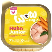 WOW Nassfutter Hund, Junior 11x150 g Huhn