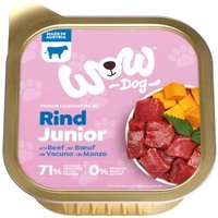 WOW Nassfutter Hund, Junior 11x150 g Rind