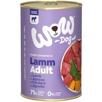 WOW Nassfutter Hund, Adult 6x400 g Lamm mit Kürbis