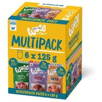 WOW Nassfutter Katze, Adult, Multipack 6x125 g