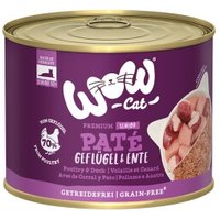 WOW Cat Senior 6x200 g Ente und Geflügel