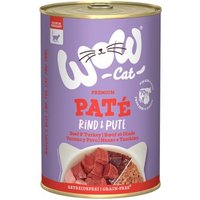 WOW Cat Adult 6x400 g Rind und Pute