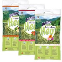 Bunny Frischgras-Heu Set 3x500g Apfel, Hagebutte und Blüten
