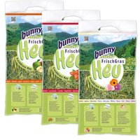 Bunny Frischgras-Heu Set 3x500g Karotte, Kamille und Vital-Gemüse