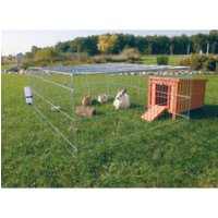 Trixie Freilaufgehege mit Abdeckung anthrazit/ grau 1,44 m, 1,16 m, 58 cm