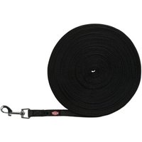 Trixie Schleppleine, gummiert schwarz S-M