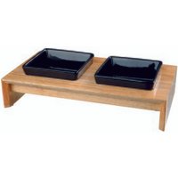 Trixie Napfset Keramik/Holz 2x200 ml