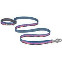 Ruffwear Reflektierende Hundeleine Crag™ blau/ türkis/ rosa