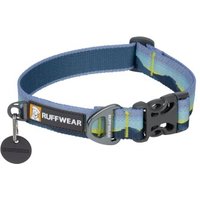 Ruffwear Hundehalsband Crag™ blau/ türkis/ gelb M